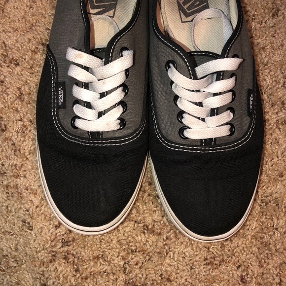 Black/Grey Vans - Picture 2 of 4